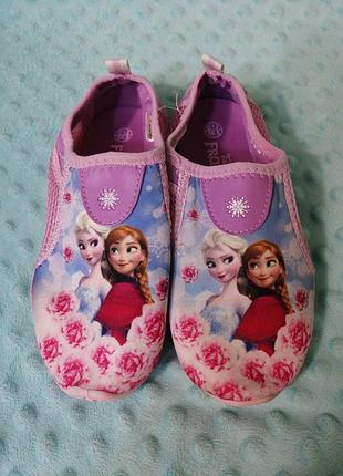 Аквашузи для дівчаток frozen рожеві, розмір 30, устілка 19 см