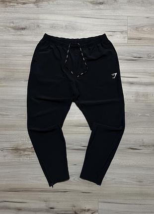 Чорні спортивні штани джогери джимшарк gymshark sport track pants, факт l, оригінал