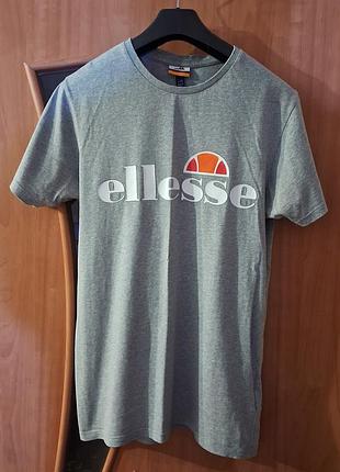 Спортивная футболка унисекс ellesse серая, размер xs/s