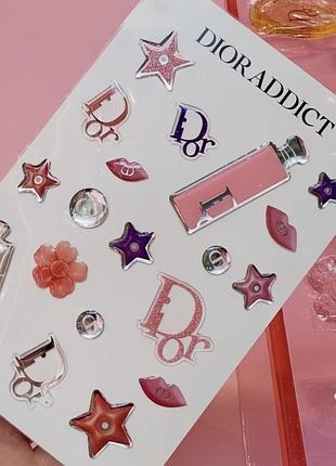 Брендовые стикеры / наклейки dior addict❤️‍🔥