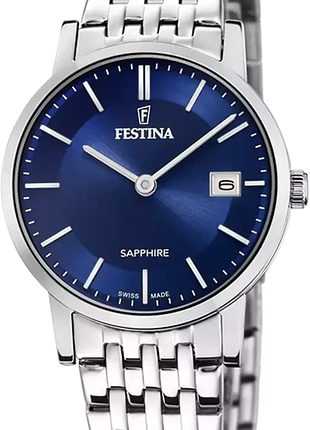 Женские часы festina classics swiss made f20019/2 оригинал гарантия