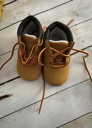 Черевики для хлопчиків timberland, жовті, 17 розмір