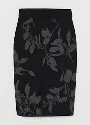 Юбка в принт h&amp;m размер s