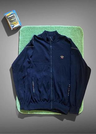 Paul & shark yachting vintage wool cardigan riri zip size m