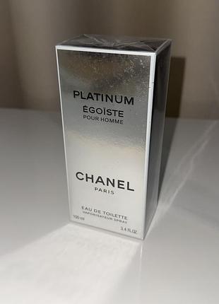 Чоловічі парфуми chanel egoiste platinum 100 мл франція духи шлейфовий аромат шанель