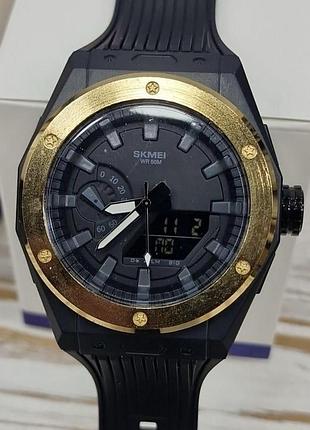 Чоловічий годинник skmei sport 2103-g1a1 оригінал гарантія