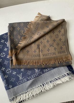 Великий кашемировий шарф louis vuitton