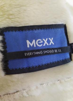 Бежевая меховая жилетка mexx4 фото