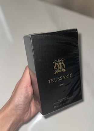 Чоловічі парфуми  trussardi uomo італія 100 мл  духи шлейфовий аромат трусарді