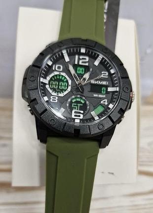 Чоловічий годинник skmei sport 2487-b1b3 оригінал гарантія