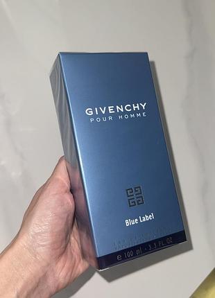 Чоловічі парфуми  givenchy blue label pour homme франція  100 мл  духи шлейфовий аромат живанши