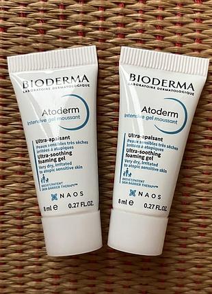 Bioderma atoderm intensive gel 💙 очищающий гель-мусс для сухой, атопичной и чувствительной кожи лица и тела, франция 🇫🇷