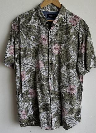 Чоловіча сорочка-гавайка, розмір xl, m&s limited edition