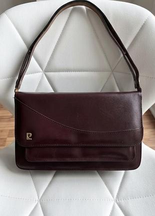 Вантажна шкіряна сумка pierre cardin