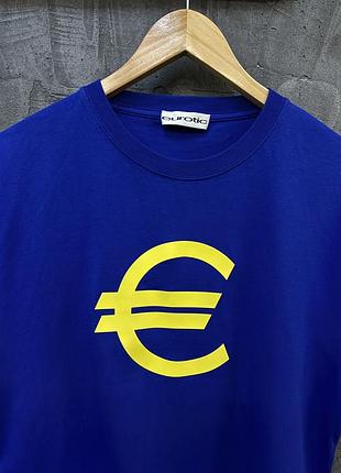 Футболка синя яскрава eurotic berlin street wear