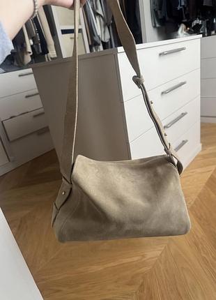Сумки для жінок delight sand juna пісочна замшева