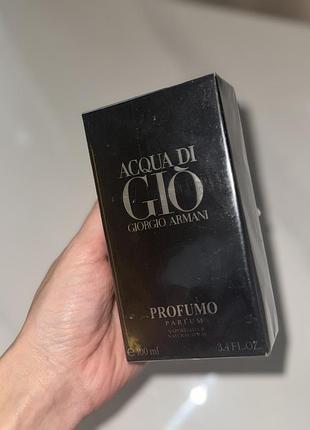 Чоловічі парфуми  giorgio armani acqua di gio profumo франція  100 мл  духи шлейфовий аромат для чоловіка армані
