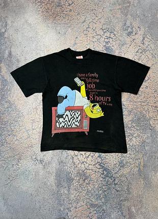 Вінтажна футболка simpson 1999 років розмір s-m