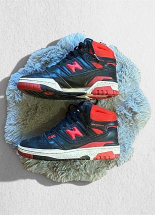 New balance 650 black red кроссовки