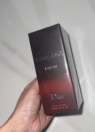 Чоловічі парфуми  dior fahrenheit франція  100 мл  духи шлейфовий аромат для чоловіка діор фаренгейт