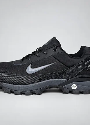 Мужские кроссовки nike rivah gore-tex чёрно-серые