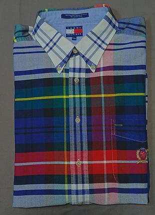 Воротник 45 см touch hilfiger size xl/xg плотная oxford в клетку made in malaysia 
 100% cotton