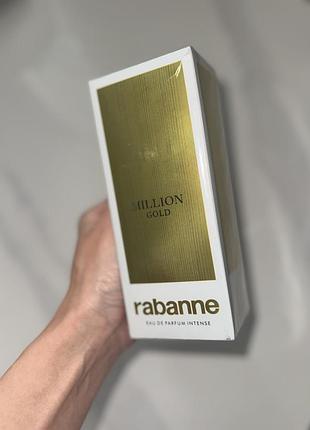 Чоловічі парфуми  rabanne million gold  франція  100 мл  духи шлейфовий аромат для чоловіка