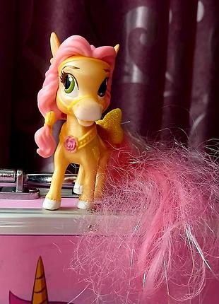 Іграшкова фігурка для дівчинки my little pony жовто-рожева