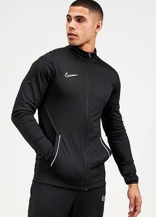 Мужская легкая черная спортивная зип кофта nike dri fit оригинал олимпийка мастерка найк драй фит