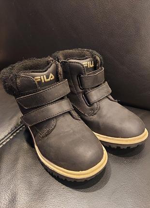 Дитячі осінньо-зимові черевики fila (29-29,5 розмір)