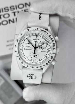 Omega x swatch bioceramic moonswatch mission to the moon з упакуванн