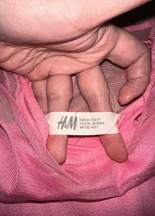 Сукня для дівчинки h&m рожева літня 3