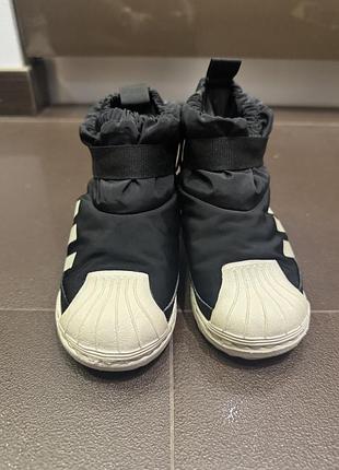 Черевики дитячі adidas superstar 360 boot чорні 16,8 см