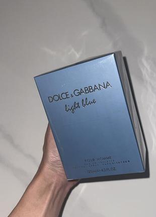 D&g чоловічі парфуми  dolce & gabbana light blue італія  100 мл духи шлейфовий аромат для чоловіка