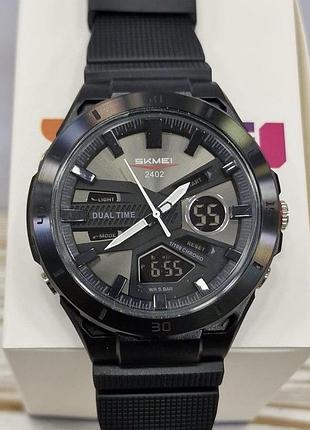Чоловічий годинник skmei sport 2402-b1a1 оригінал гарантія