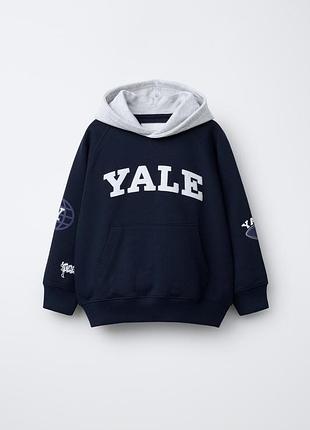 Худі для хлопчика zara yale синій з білим
