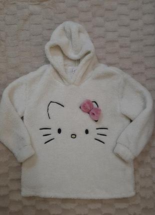 Худи плюшевое hello kitty m-l 6