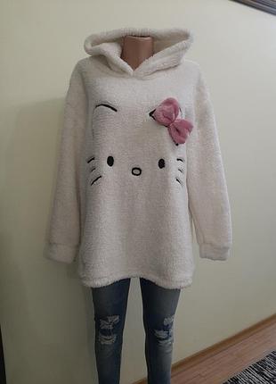Худи плюшевое hello kitty m-l 3