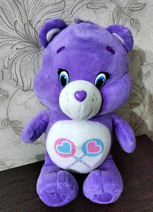 Фіолетовий інтерактивний ведмедик care bears share bear