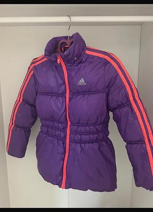 Куртка для дівчинки adidas фіолетова 3