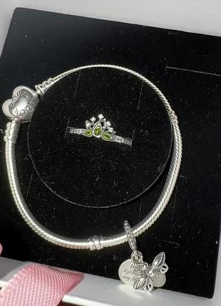 Каблочка pandora «тиара принцессы тианы» / кольцо пандора / pandora ring