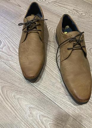 Нові стильні 👞туфлі р 43/28 см