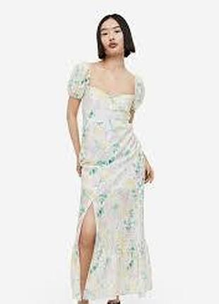 Ніжна довга сукня на ґудзиках/ s/ brend h& m