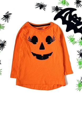 Кофта, реглан, лонгслів гарбуз на halloween f&f 12-18 міс.