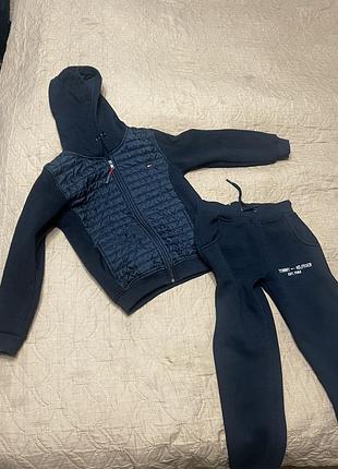 Спортивний костюм для хлопчика tommy hilfiger теплий синій