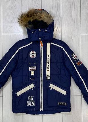 Мужская зимняя лыжная куртка bogner size m-л стан отличный