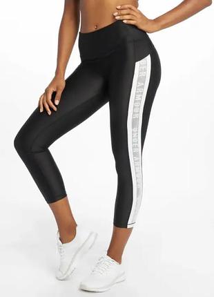 Спортивні капри/ бриджі з сріблястими лампасами збоку, від "h&m"