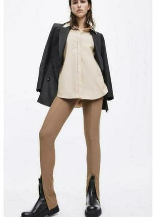 Брюки с разрезами zara 5
