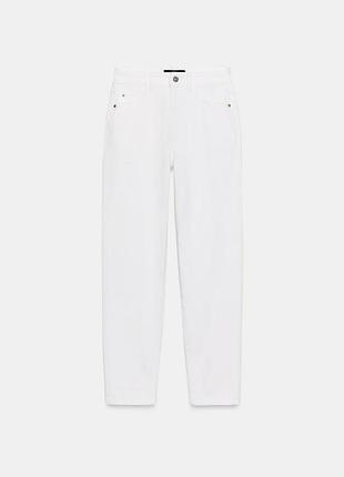 Джинсы zara белые 3