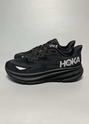 Бігові кросівки на гортексі hoka one one clifton 9 gtx gore-tex 1141470f bblc оригінал